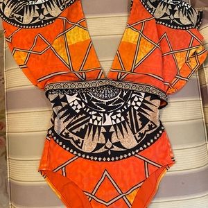 One piece swim suit!